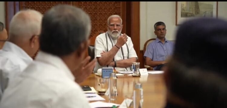 Modi takes stock of cyclone impact in Meghalaya, NE