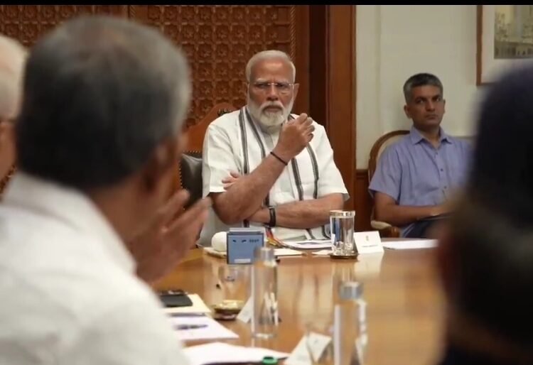 Modi takes stock of cyclone impact in Meghalaya, NE