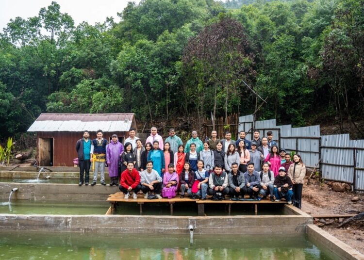 First rainbow trout production facility established in Mawphlang