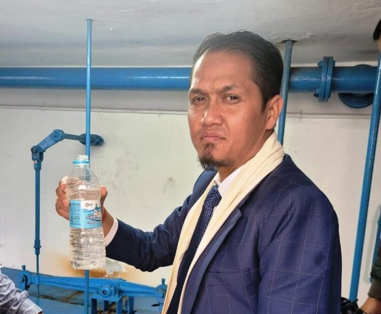 MLA inspects drinking water supply in Jowai, says it’s fit to drink