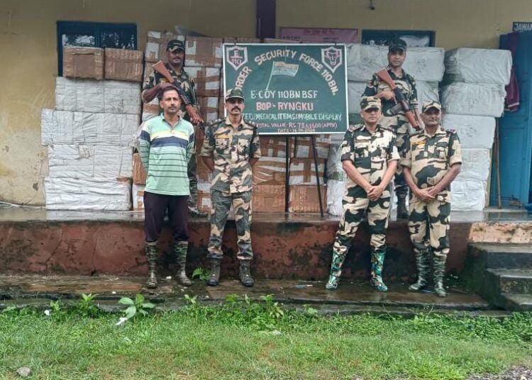 BSF seize medicines, phone displays along Bangladesh border