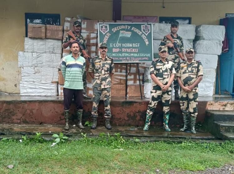 BSF seize medicines, phone displays along Bangladesh border