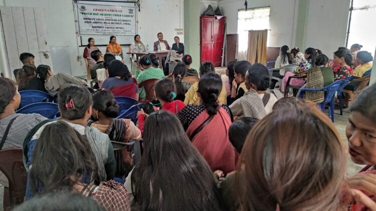 Awareness prog held on child labour in Thadlaskein