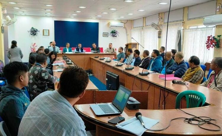 Shylla, Hek review disaster related issues in Jowai