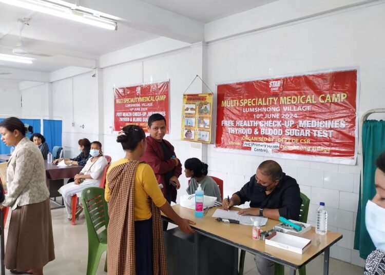 Medical camp held in Lumshnong PHC