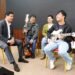 CM gifts musical instruments to visually impaired musicians