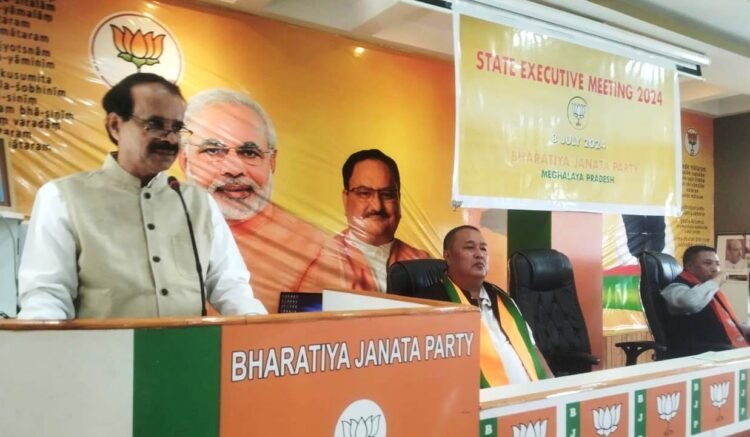 Union minister attends State executive meeting of BJP in city