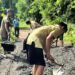 Villagers make DIY road repairs in Ri-Bhoi