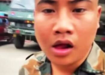 Imposter in military uniform held in city
