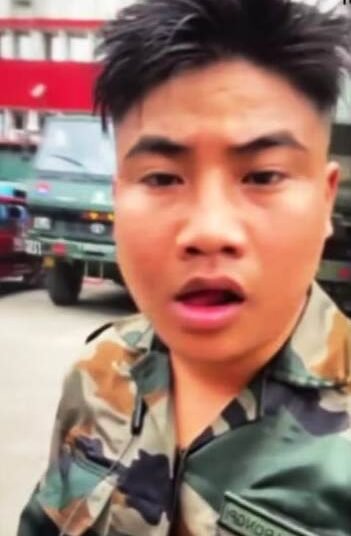 Imposter in military uniform held in city