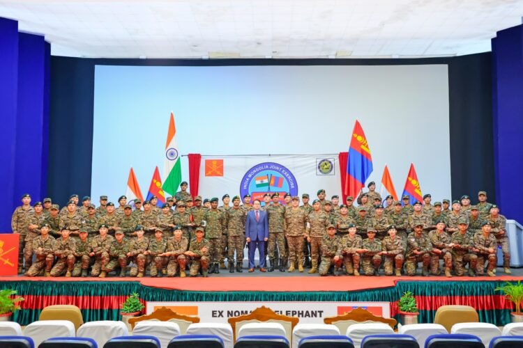 Nomadic Elephant: Indo-Mongolian joint exercise begins at Umroi