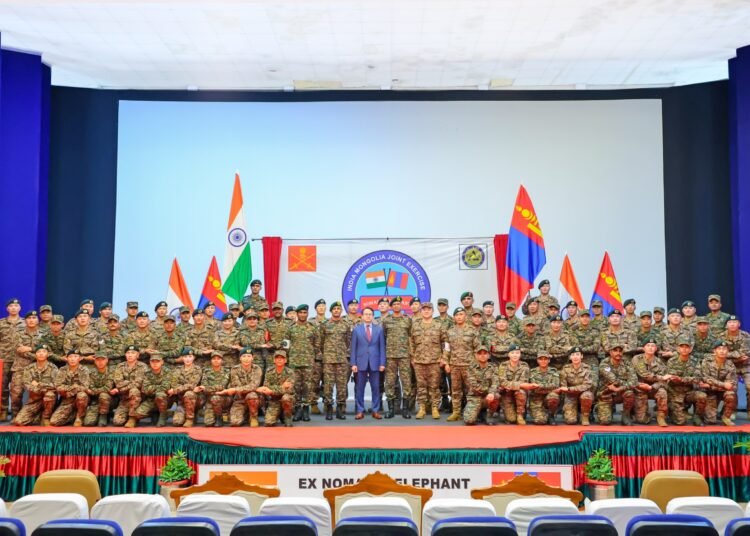 Nomadic Elephant: Indo-Mongolian joint exercise begins at Umroi