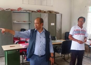 Pynshngain inspects KHADC Nongpoh office