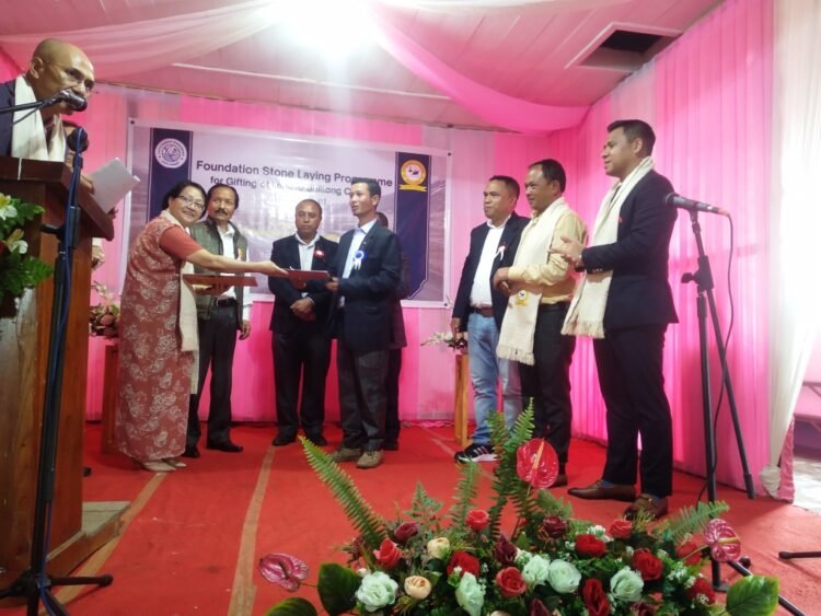 Laitlyngkot Elaka gifts land to Shillong College to establish campus