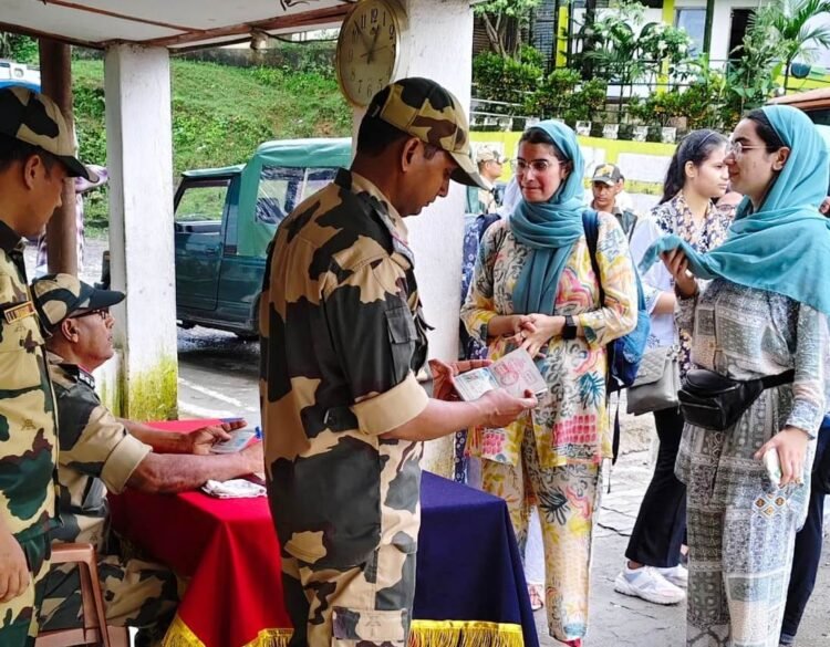 BSF Meghalaya on ‘Ops alert’ exercise along Indo-Bangladesh border