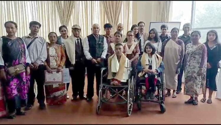 Physically disabled students felicitated for outstanding performance