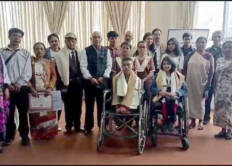Physically disabled students felicitated for outstanding performance
