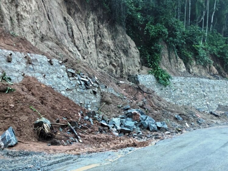 Bad retaining walls threaten roads & homes, says resident