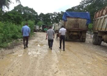 Hima Sohra officials inspect Majai Road