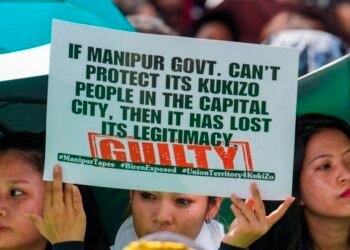 Kuki-Zo community protests at Jantar Mantar, demands action against Manipur CM