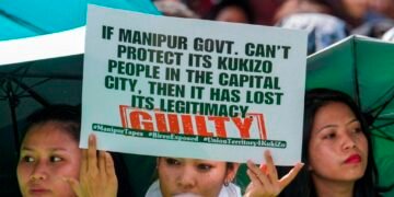 Kuki-Zo community protests at Jantar Mantar, demands action against Manipur CM