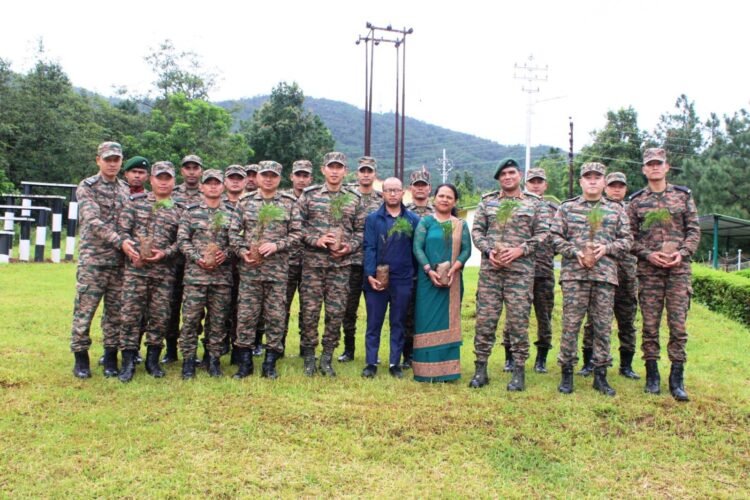 Territorial Army celebrates Platinum Jubilee with plantation drive
