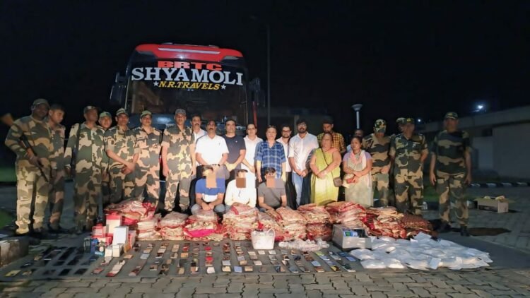 3 Bangladeshi nationals arrested with smuggled goods from Dawki