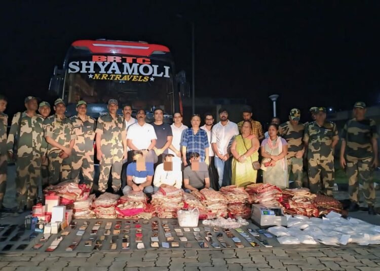 3 Bangladeshi nationals arrested with smuggled goods from Dawki