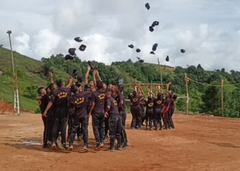 Passing out parade held for 30 security guards in WJH