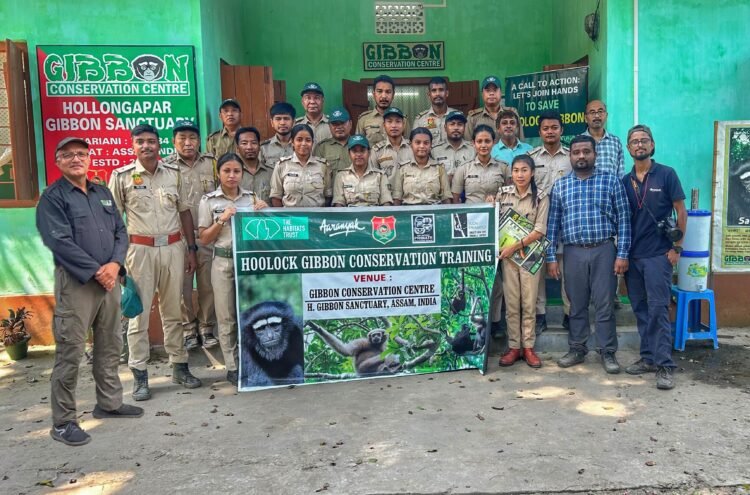 Forest staff of Assam trained on conservation of Hoolock Gibbon