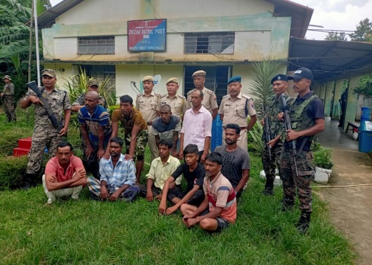 10 Bangladeshis arrested in Meghalaya