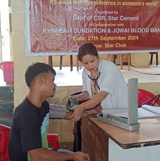 Star Cement holds health camp, blood drive