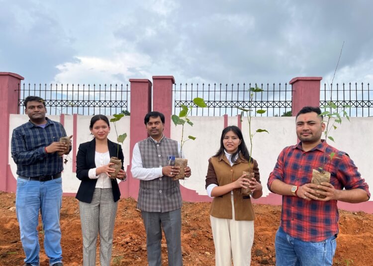 CRC plants tree saplings at new campus in New Shillong