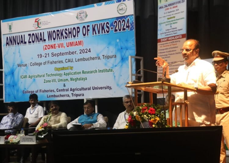 KVKs from Meghalaya take part in annual zonal workshop in Tripura