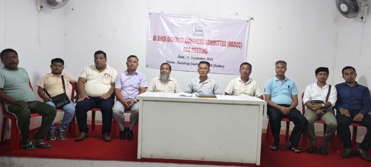 Ri-Bhoi Congress unit elects new office bearers after defections