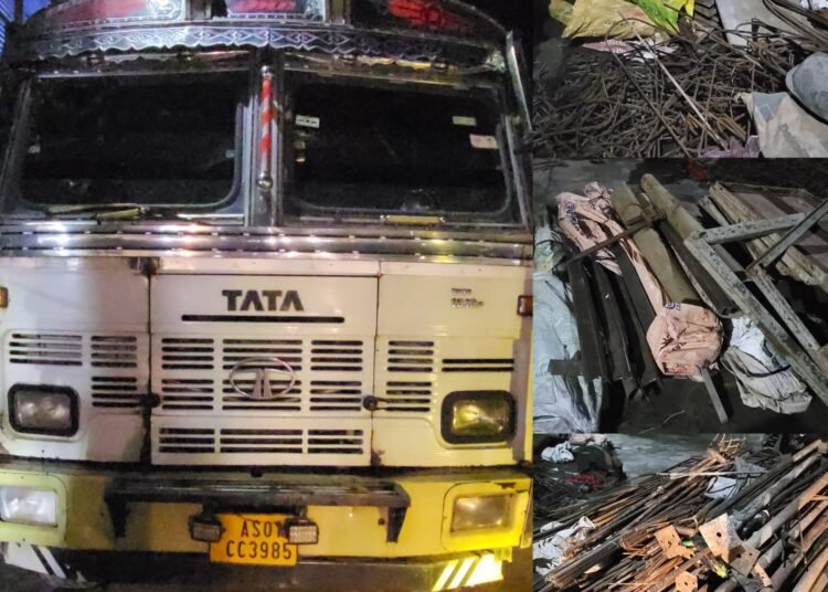 Truck loaded with stolen goods recovered, 1 held