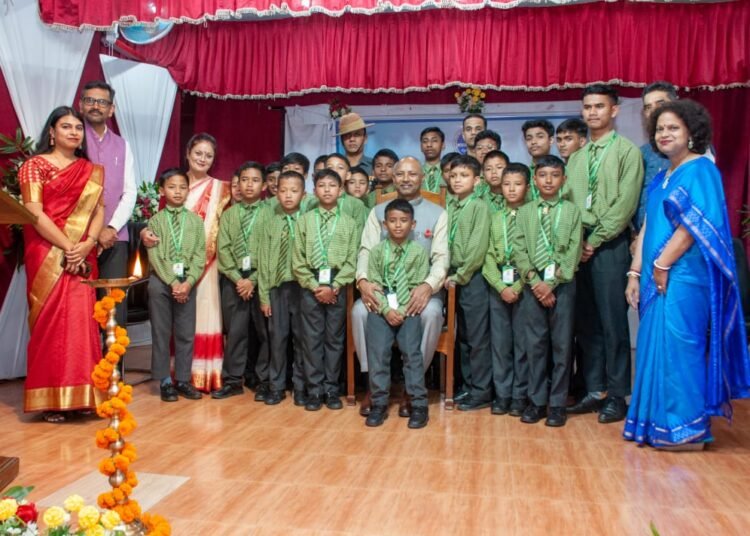 Guv attends foundation day celebration of Laban Bengalee Boys HS School