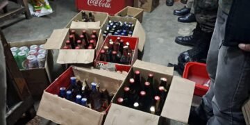 Safe city drive:  170 litres of illegal liquor seized