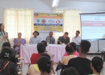 Training prog on veg cultivation & nursery management held