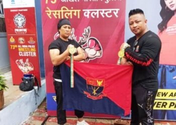 Meghalaya wins two gold in all-India police wrestling cluster