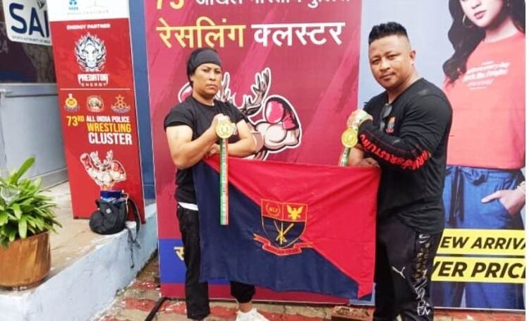 Meghalaya wins two gold in all-India police wrestling cluster