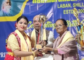 Debopriya bags champion trophy in inter-Shillong cultural event
