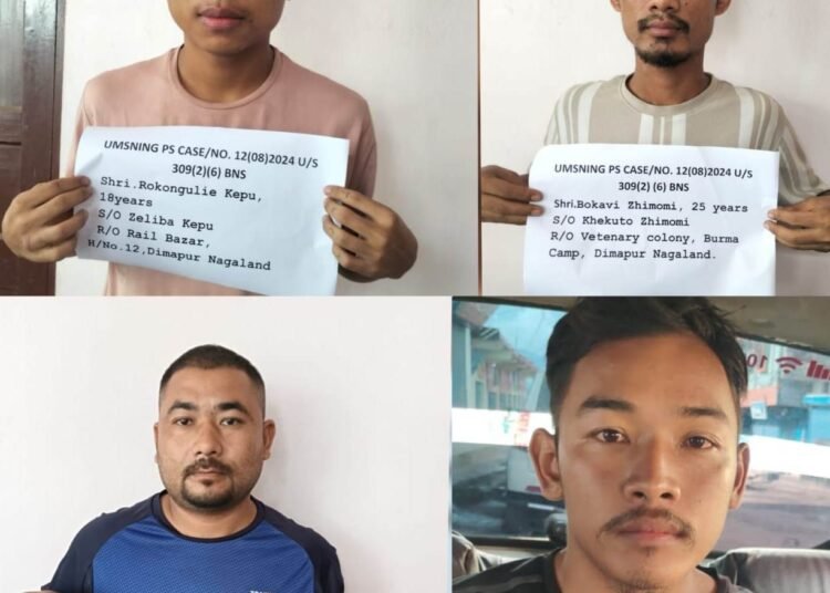 4 Nagaland residents arrested for looting petrol pump in Meghalaya