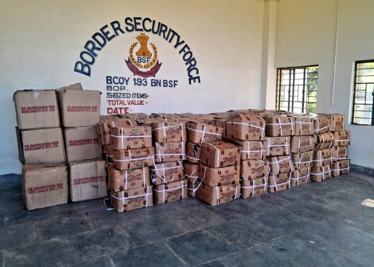 BSF seize cattle, contraband items along Indo-Bangla border