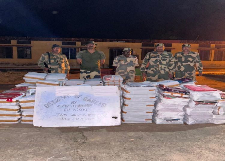 BSF captures huge quantity of sarees