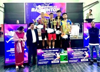 Seng Samla Lower Lumparing hold badminton tournament