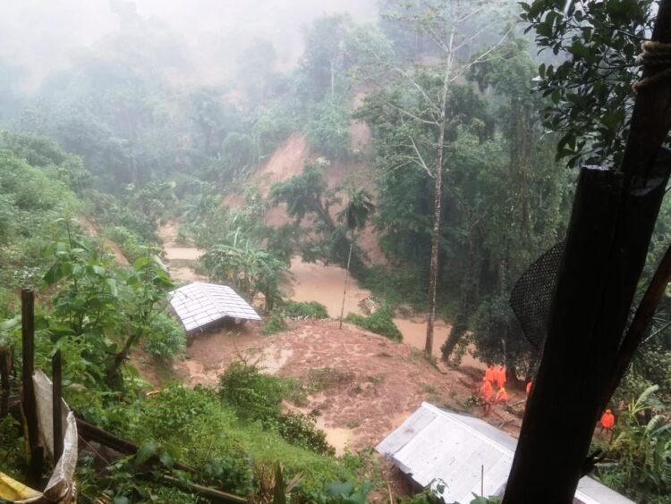 Garo Hills floods landslides 2024October Highland Post