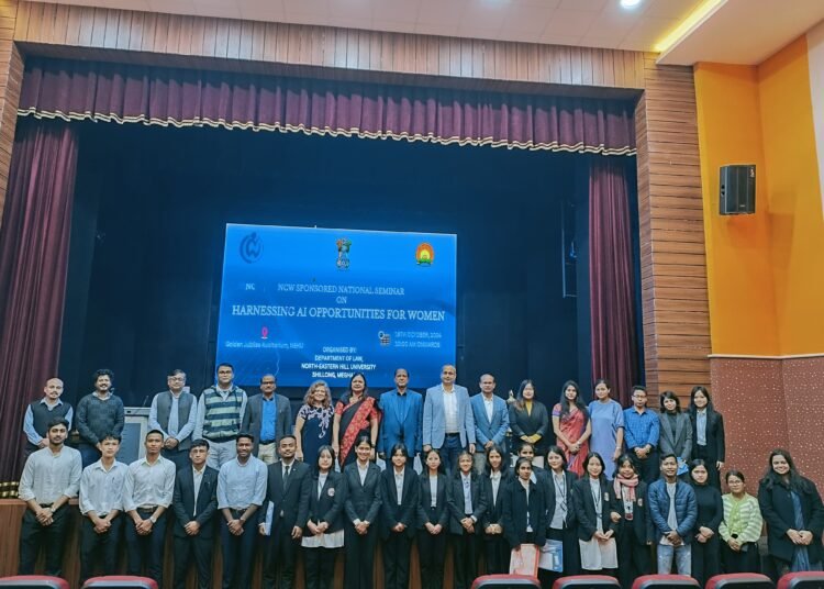 Seminar on AI opportunities for women organised by NEHU’s Law Dept