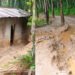 Earth cutting threatens lives of 5 families in Ri Bhoi