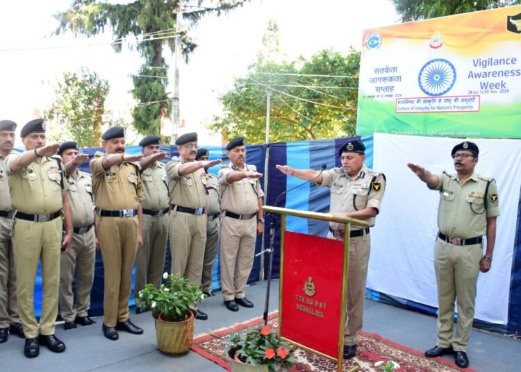 Vigilance Awareness Week: Integrity pledge taken by M’laya officials, BSF personnel